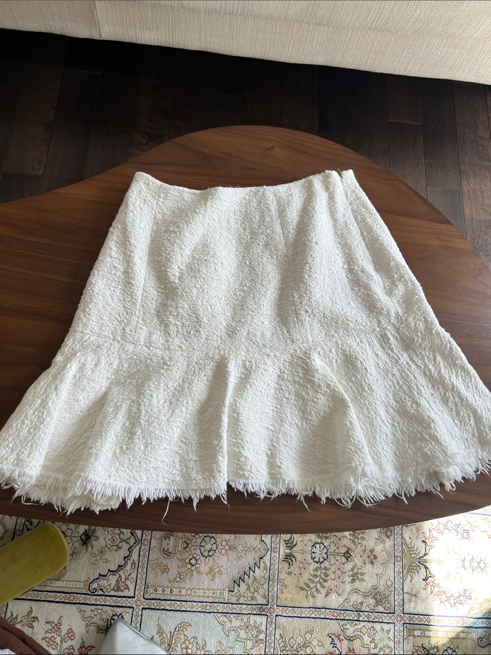 Rebecca Taylor  Textured Tweed Skirt